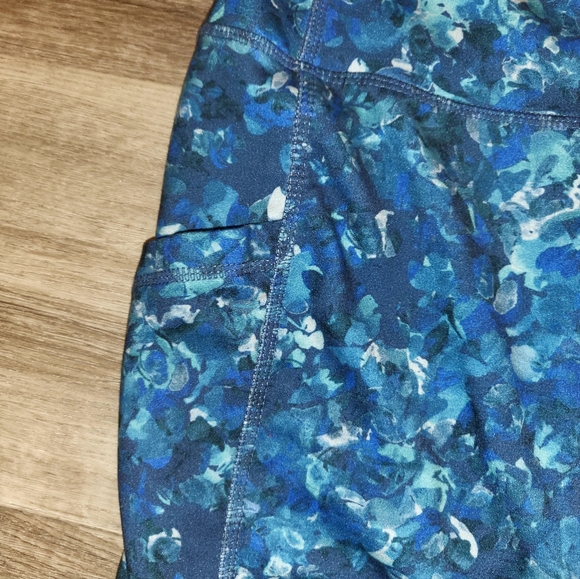 💙 Laundry by Shelli Segal blue leggings blossom - Picture 11 of 13